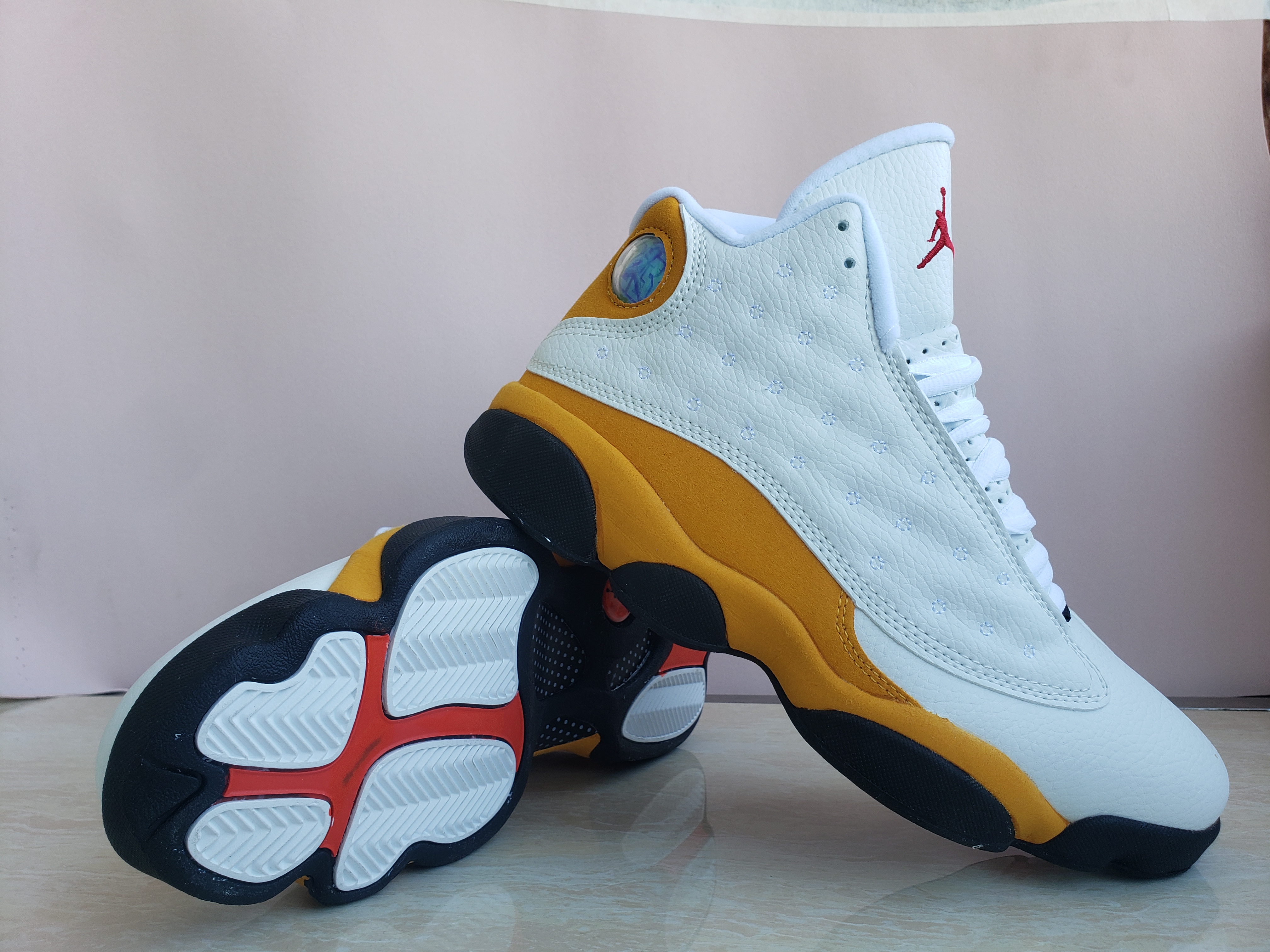 2022 Air Jordan 3 White Yellow Black Shoes